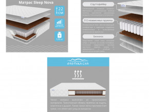 Матрас Sleep Nova шириной 1600 мм в Югорске - yugorsk.magazinmebel.ru | фото - изображение 2