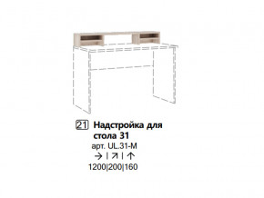 Надстройка для стола 31 (Полка) в Югорске - yugorsk.magazinmebel.ru | фото