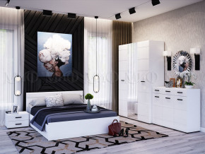 Спальня Нэнси New МДФ Белый глянец холодный, Белый в Югорске - yugorsk.magazinmebel.ru | фото