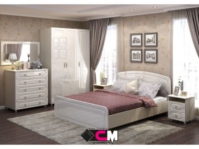 Спальня Виктория МДФ с большим комодом в Югорске - yugorsk.magazinmebel.ru | фото - изображение 1